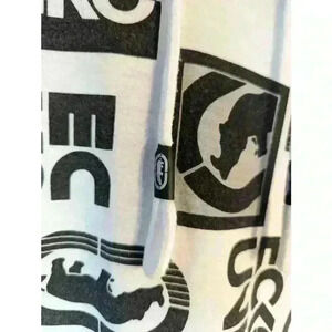 Men's Ecko Unltd Hoodie short sleeve White Black XL
